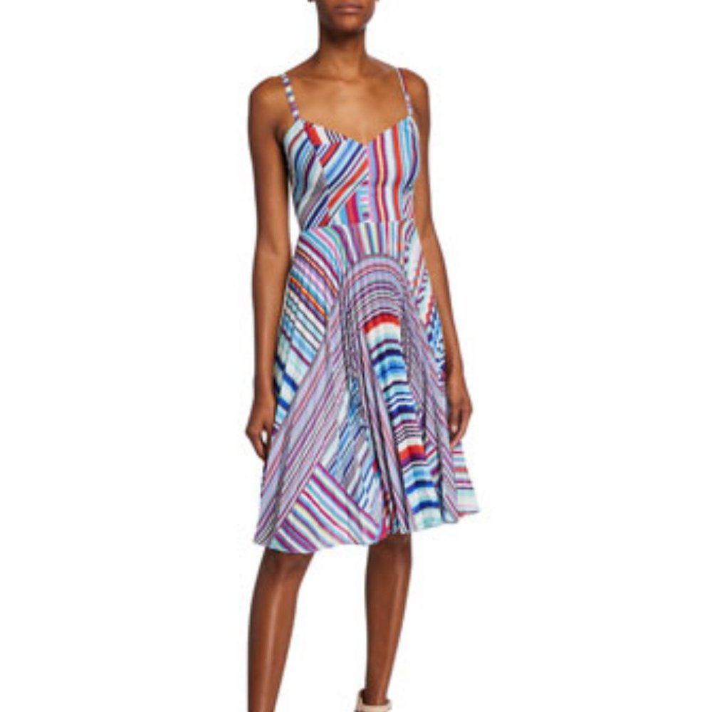 NWT Parker Magna Striped Dress Sz 10